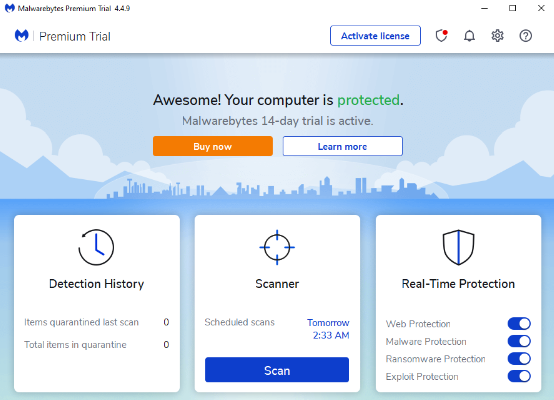 Malwarebytes Free