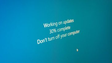 windows update message