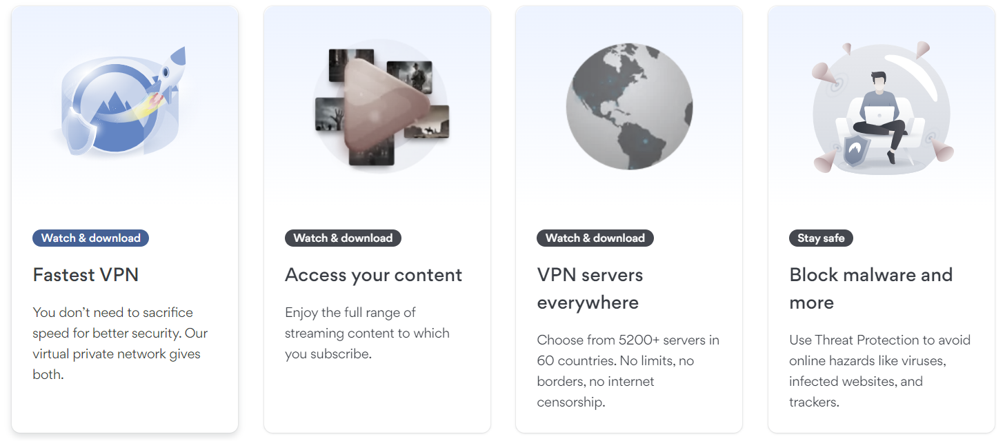 nordvpn features block malware